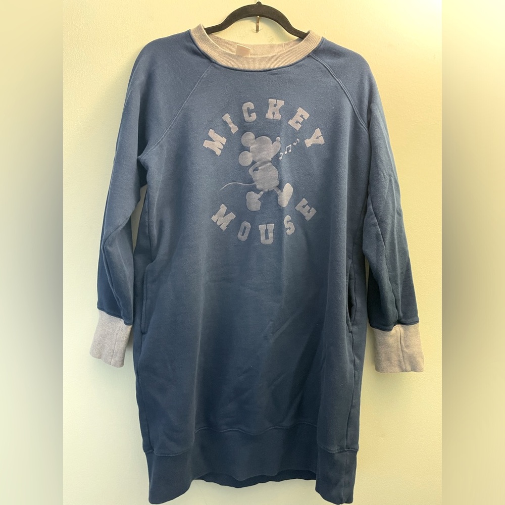 Women’s Uniqlo Disney Navy Mickey Mouse Dress Size Large